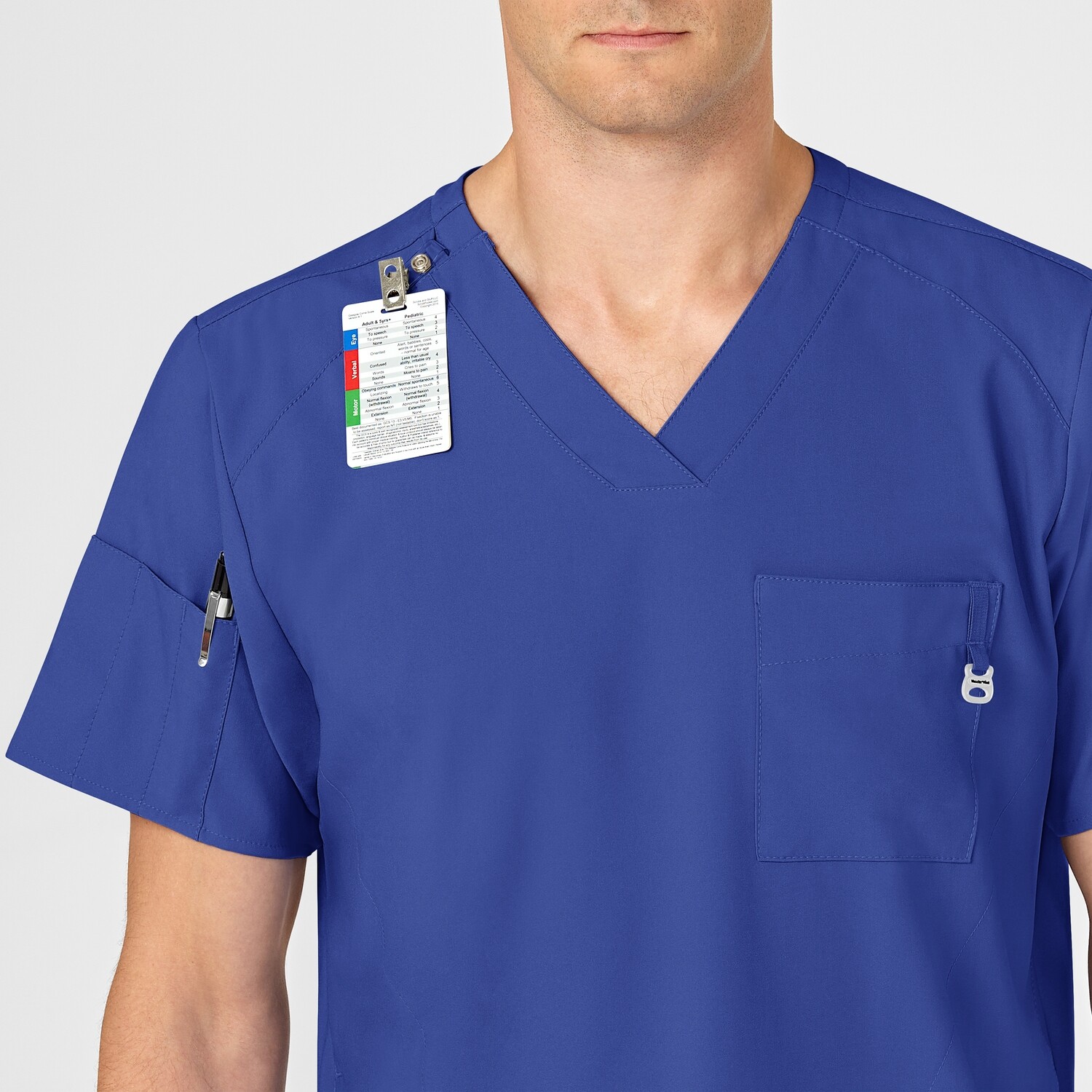 Casacca uomo 6355 scollo a V galaxy blue