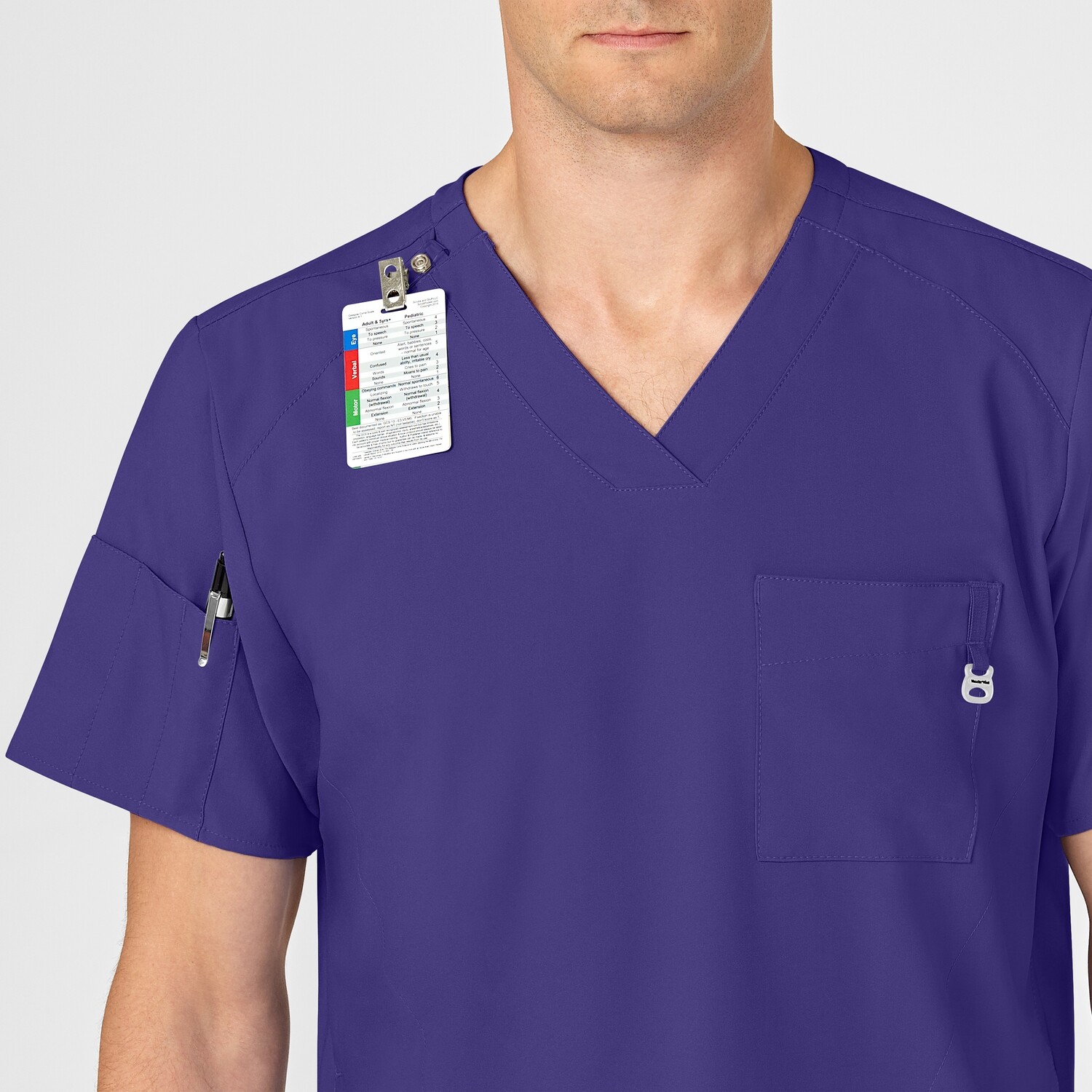 Casacca uomo 6355 scollo a V grape