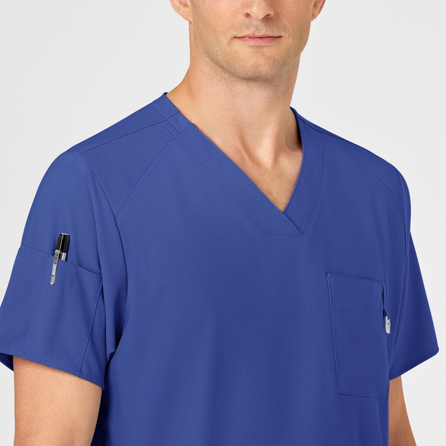 Casacca uomo 6355 scollo a V galaxy blue