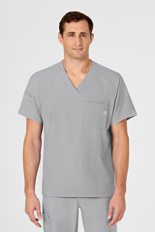 Casacca uomo 6355 scollo a V grey