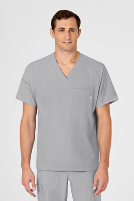 Casacca uomo 6355 scollo a V grey