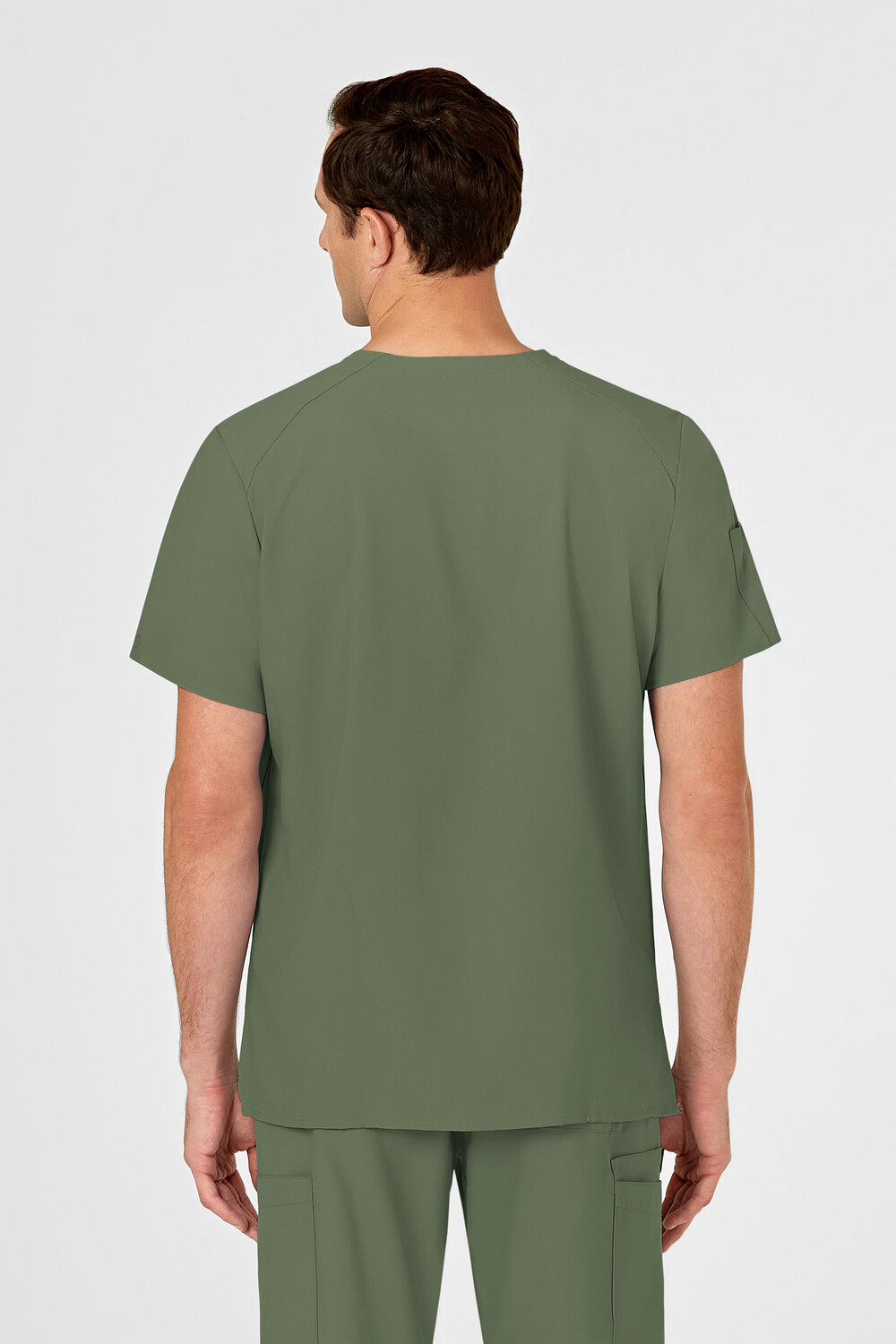 Casacca uomo 6355 scollo a V olive
