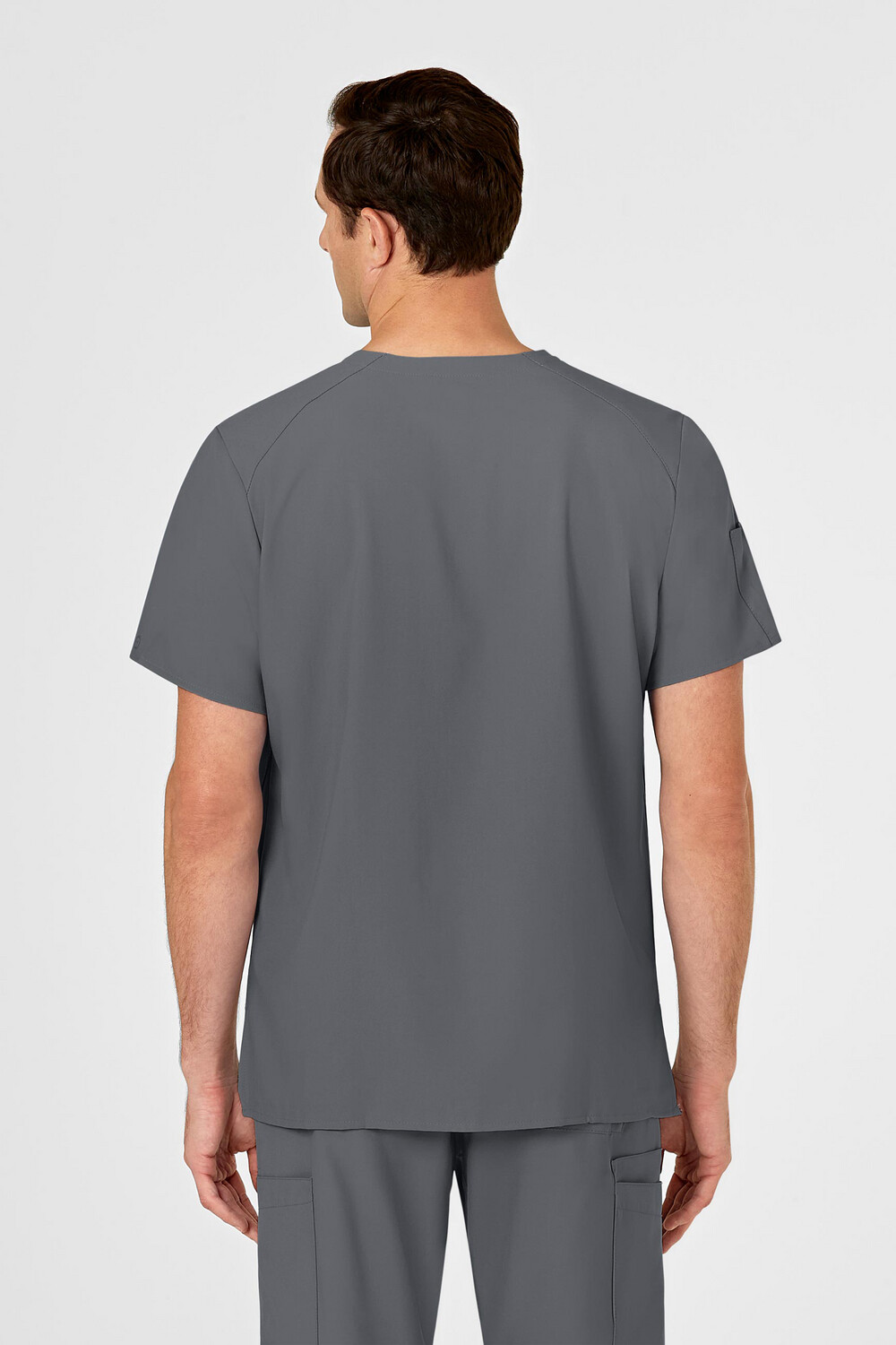 Casacca uomo 6355 scollo a V pewter