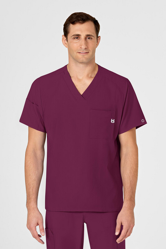 Casacca uomo 6355 scollo a V wine