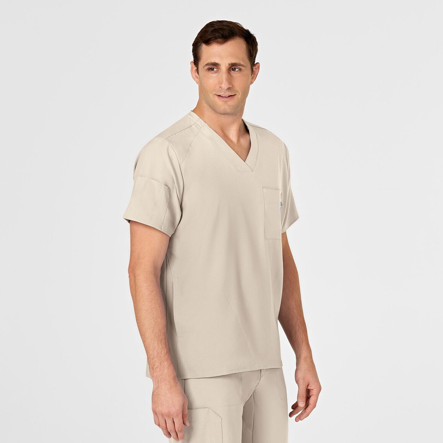 Casacca uomo 6355 scollo a V khaki