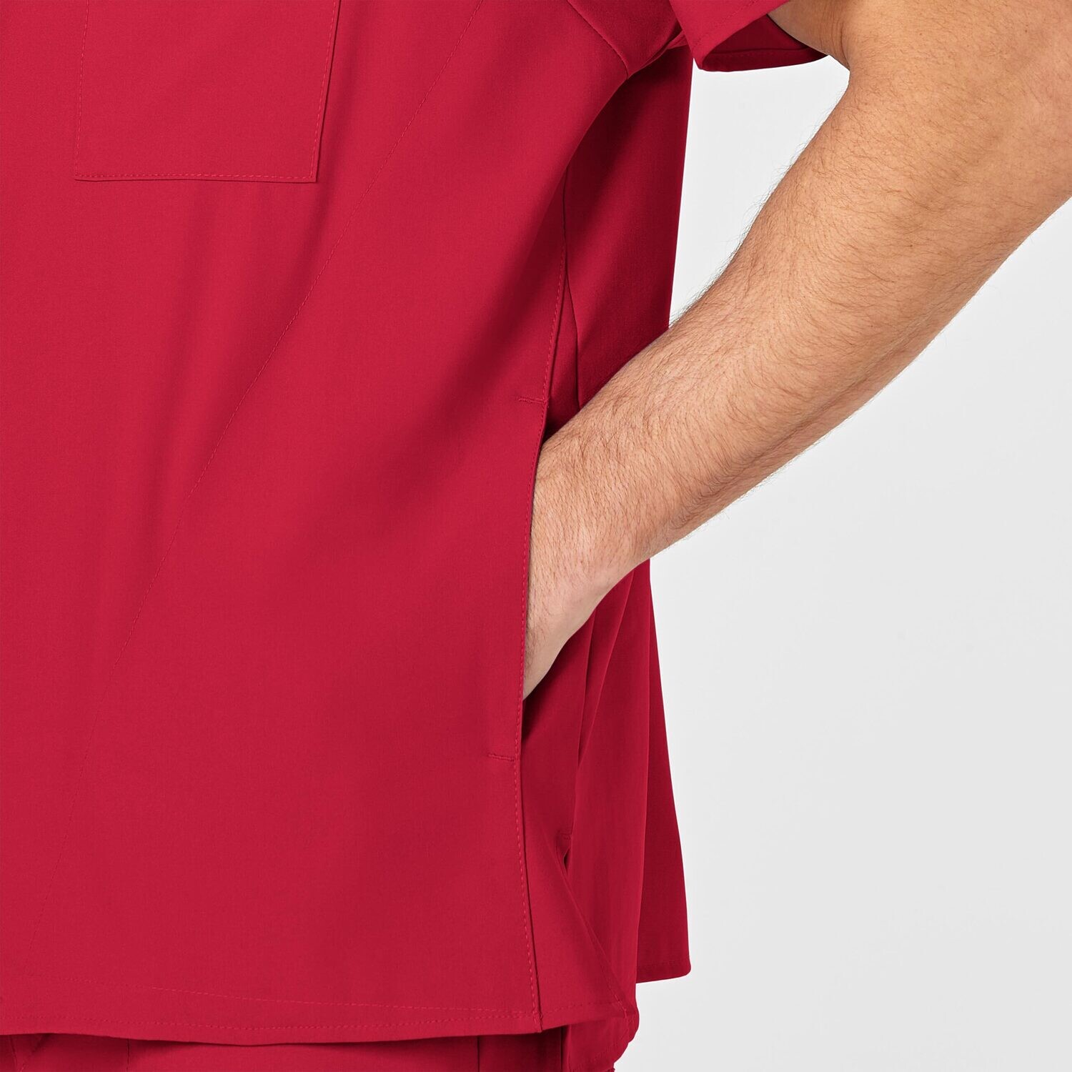 Casacca uomo 6355 scollo a V red