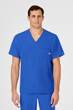 Casacca uomo 6355 scollo a V royal blue