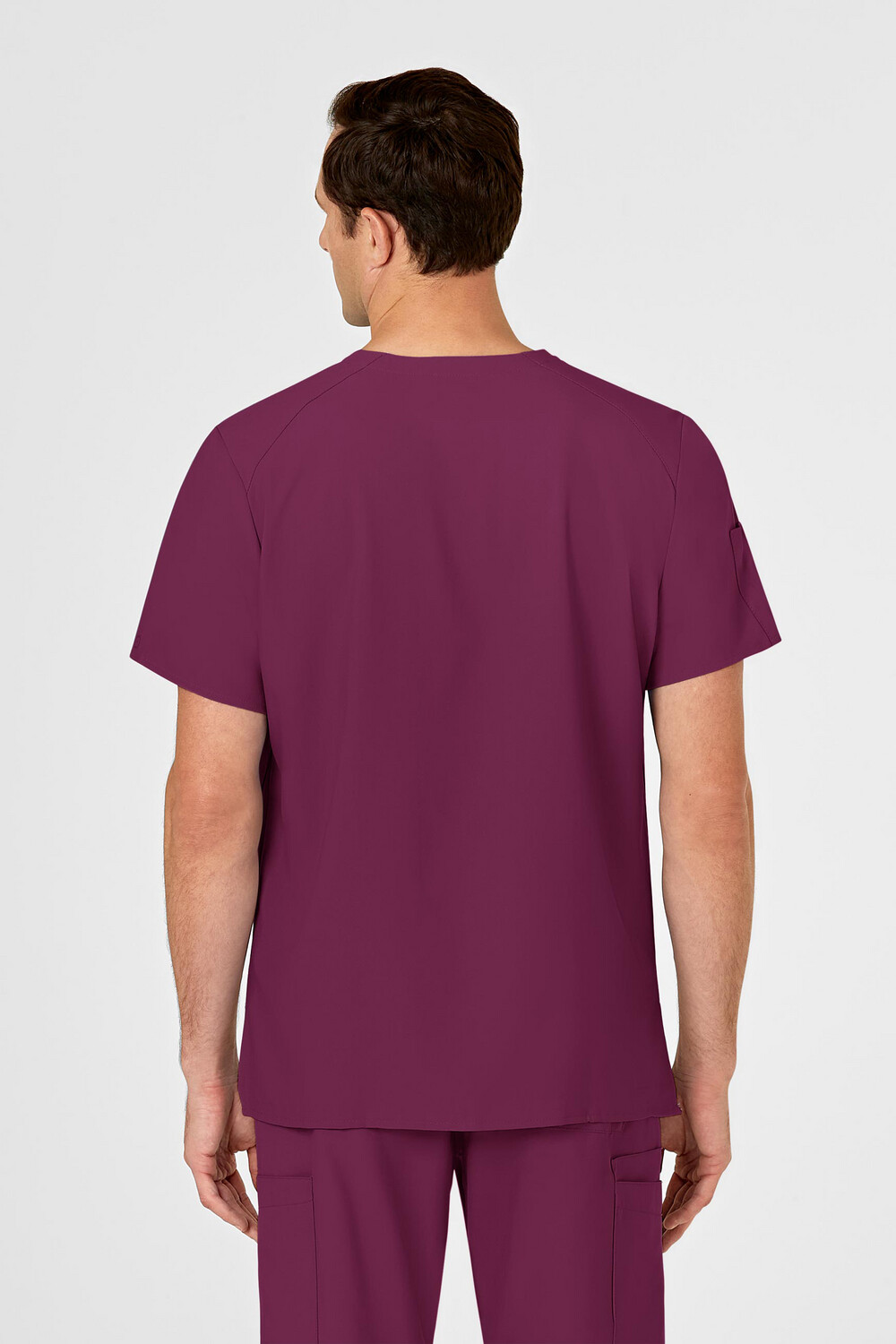 Casacca uomo 6355 scollo a V wine
