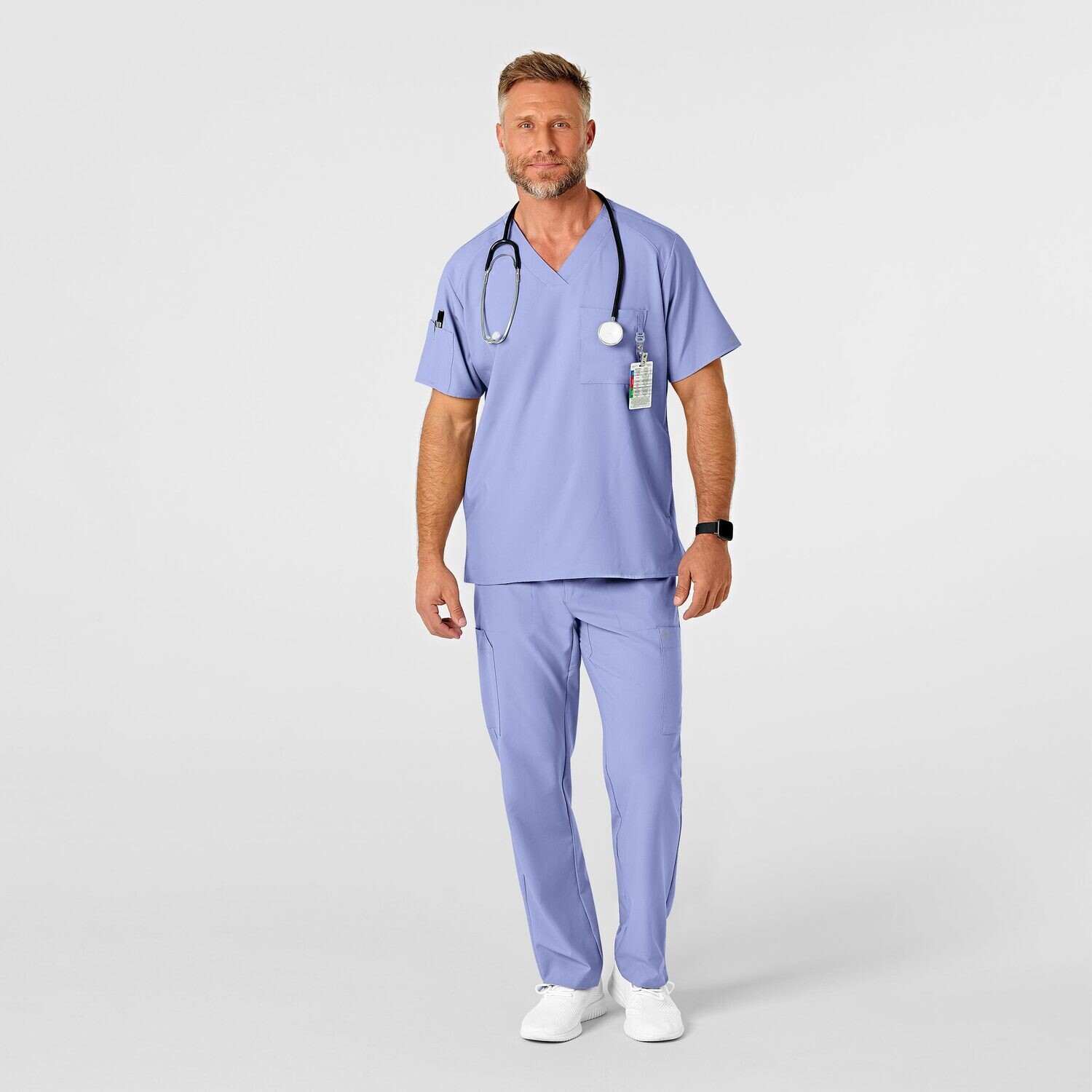 Pantalone uomo 5355 cargo 7 tasche ceil blue