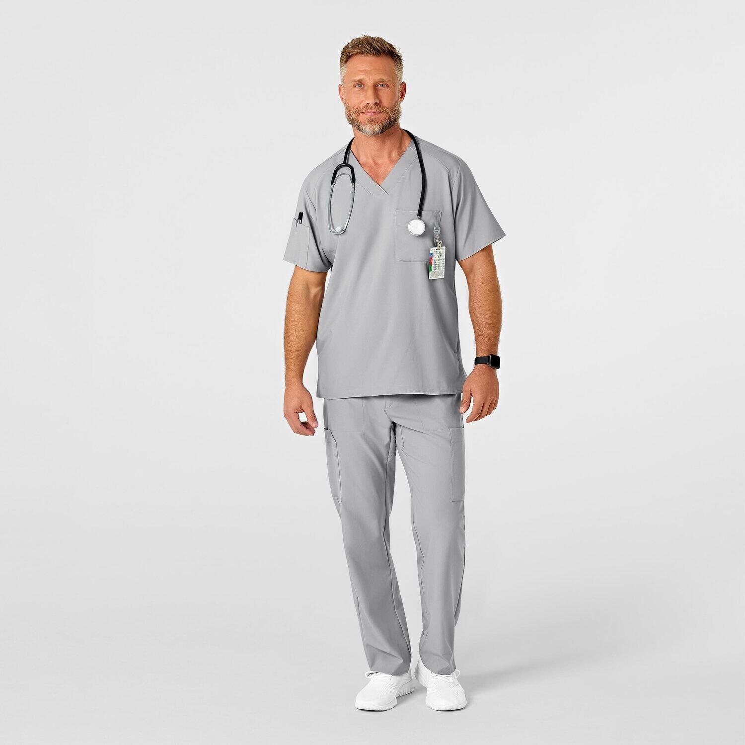 Pantalone uomo 5355 cargo 7 tasche grey