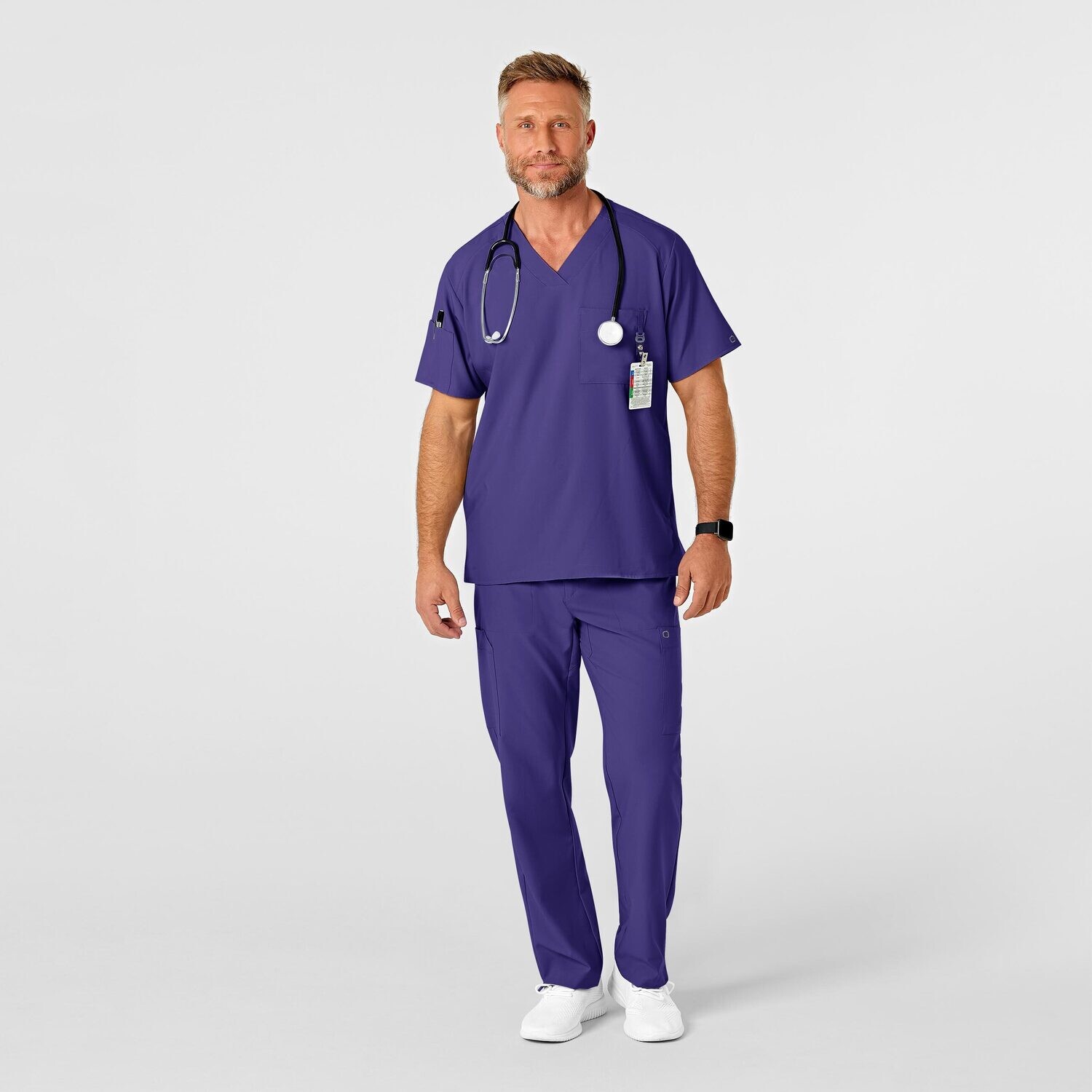 Pantalone uomo 5355 cargo 7 tasche grape