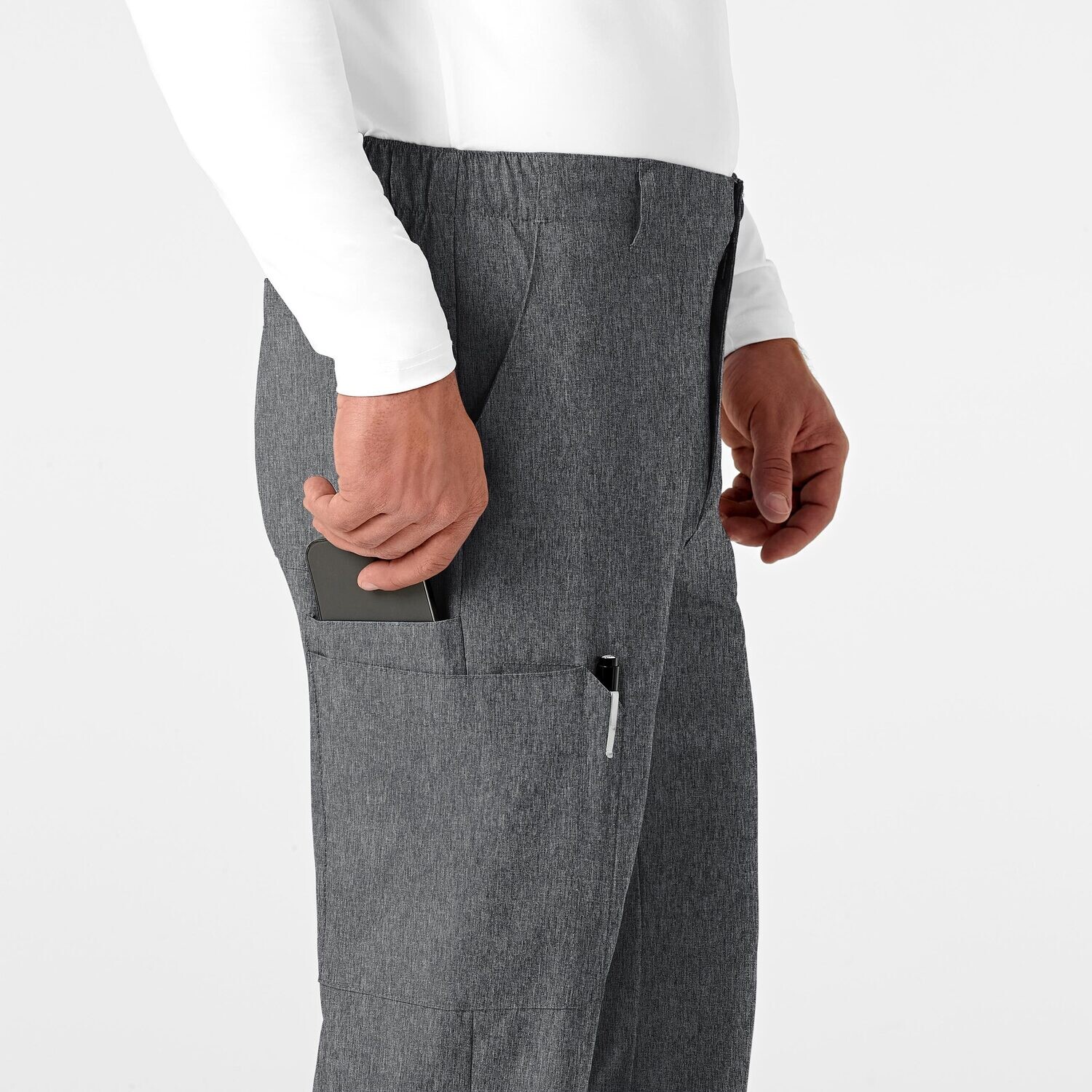 Pantalone uomo 5355 cargo 7 tasche charcoal heather
