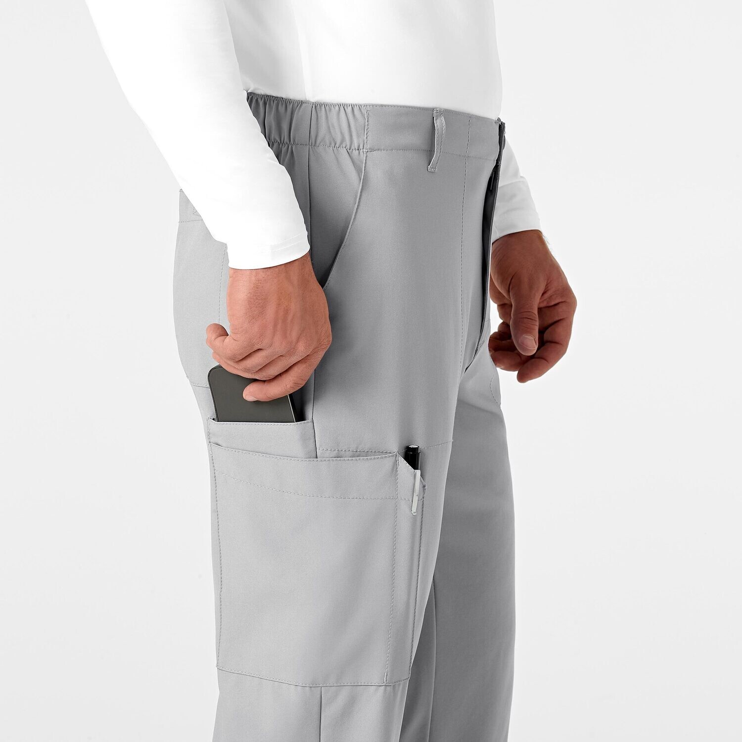Pantalone uomo 5355 cargo 7 tasche grey