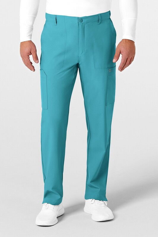 Pantalone uomo 5355 cargo 7 tasche teal blue