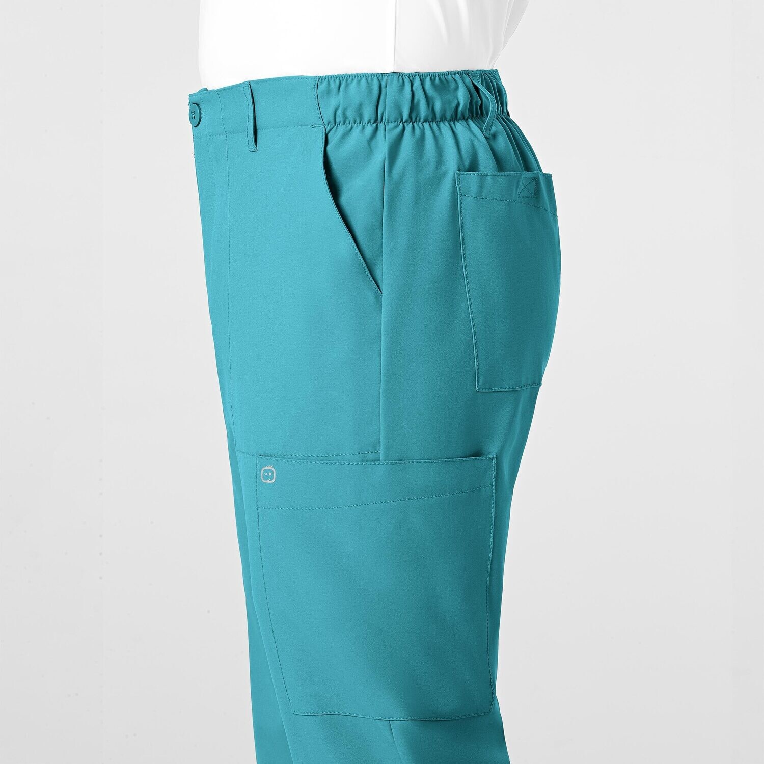 Pantalone uomo 5355 cargo 7 tasche teal blue