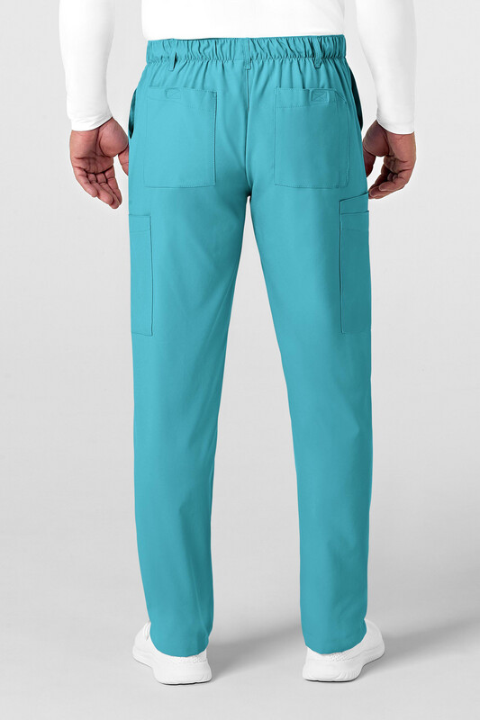 Pantalone uomo 5355 cargo 7 tasche teal blue