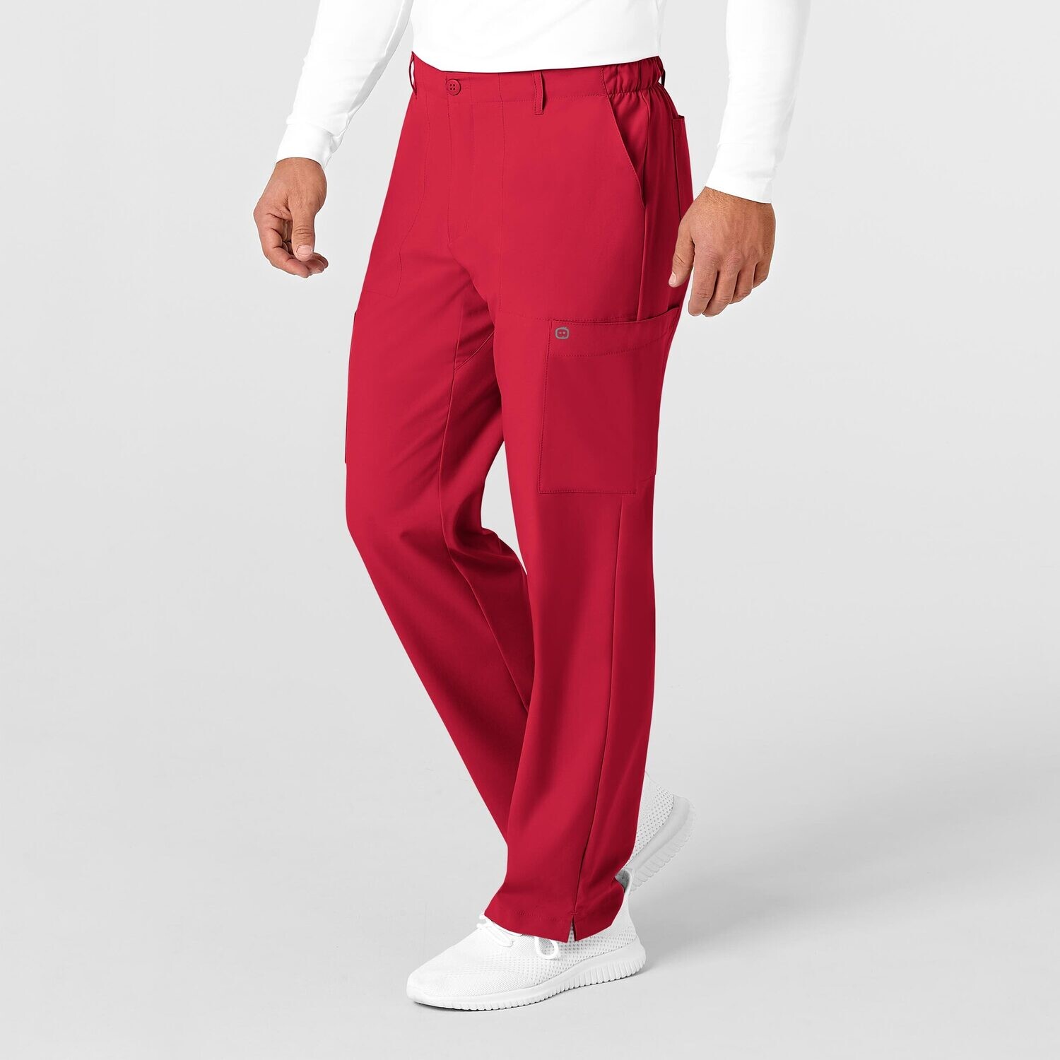 Pantalone uomo 5355 cargo 7 tasche red