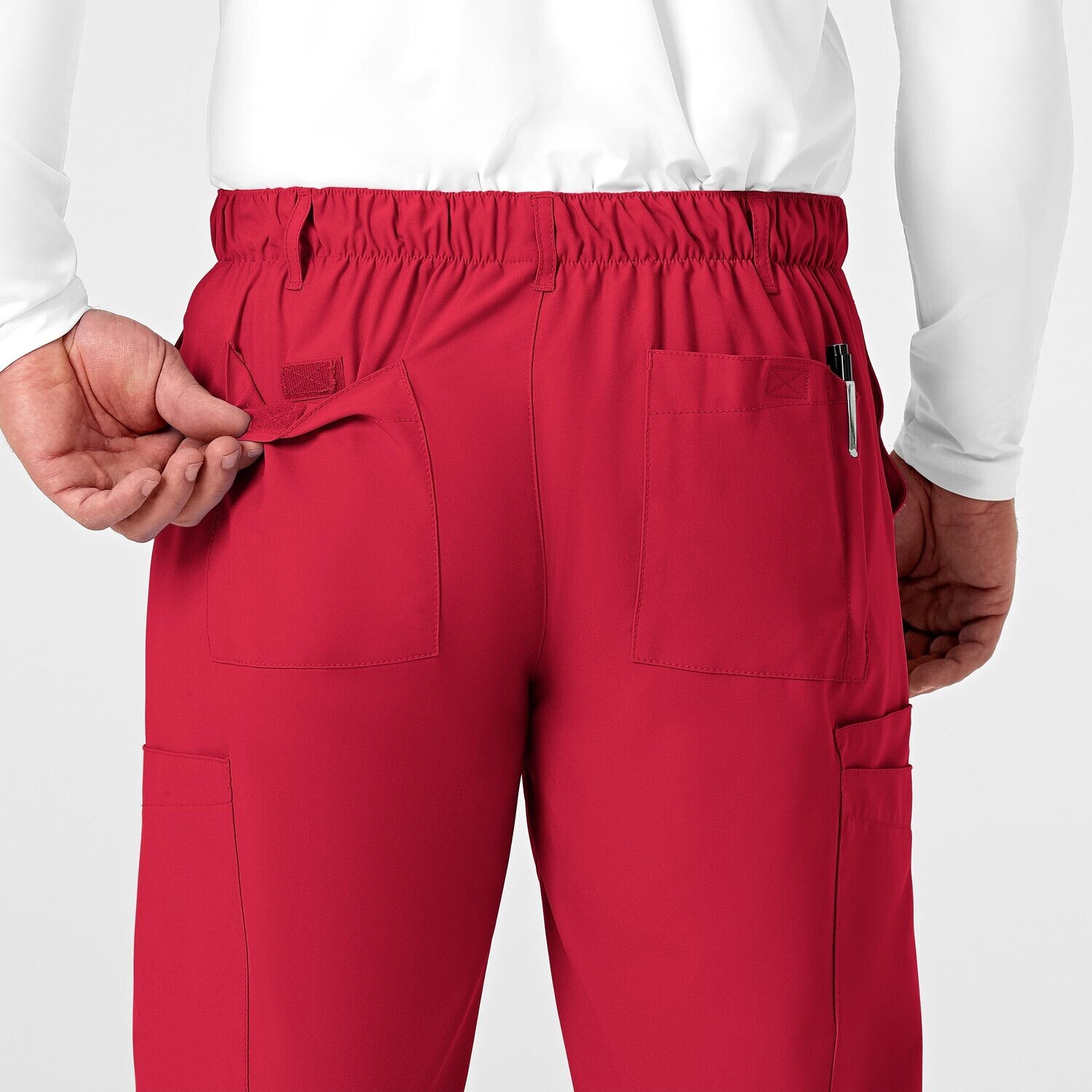 Pantalone uomo 5355 cargo 7 tasche red