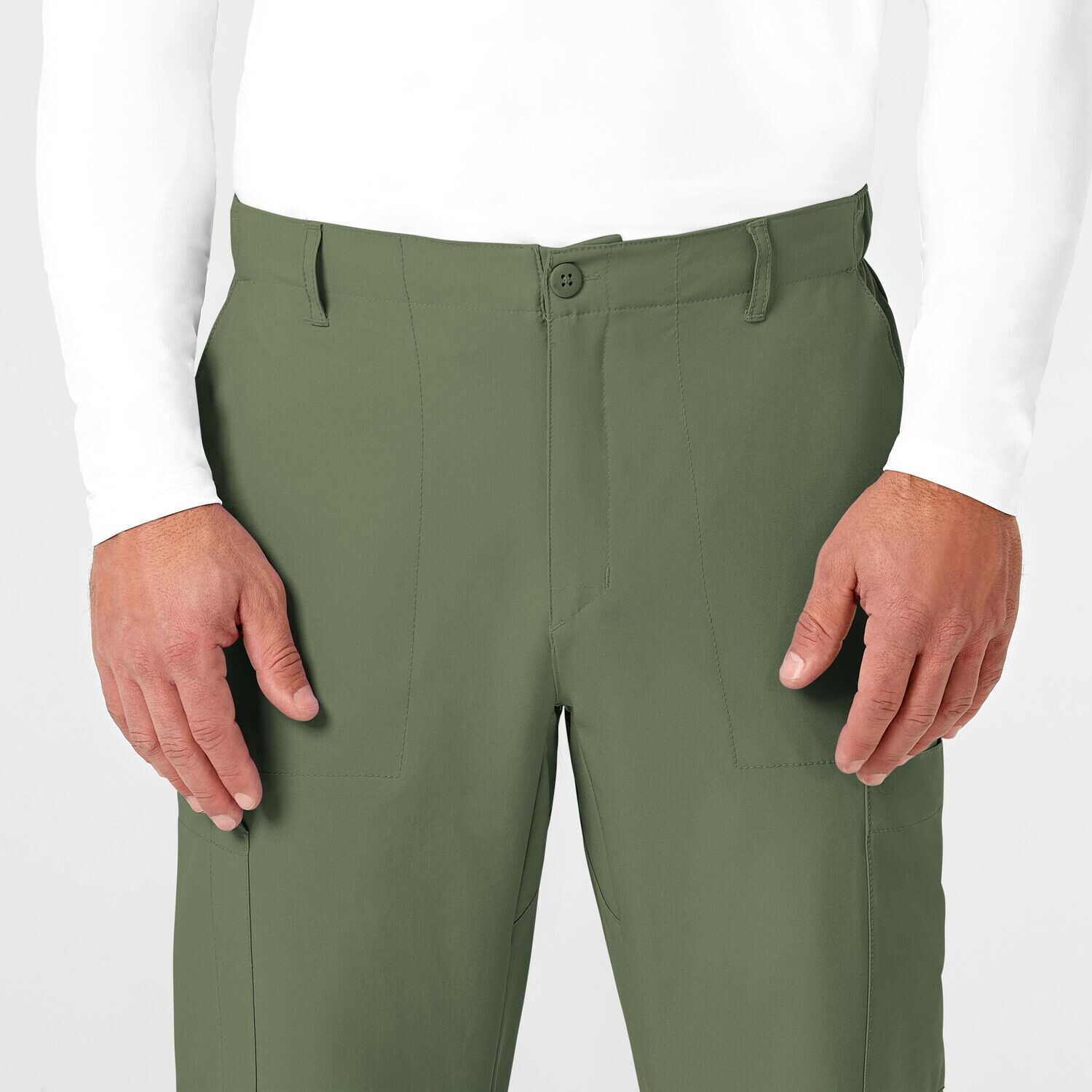 Pantalone uomo 5355 cargo 7 tasche olive
