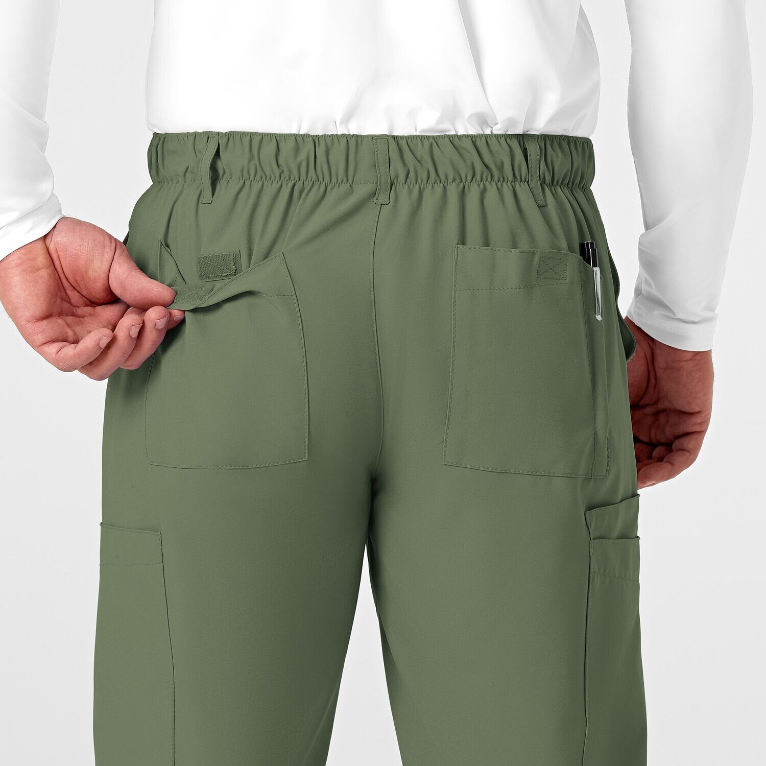 Pantalone uomo 5355 cargo 7 tasche olive