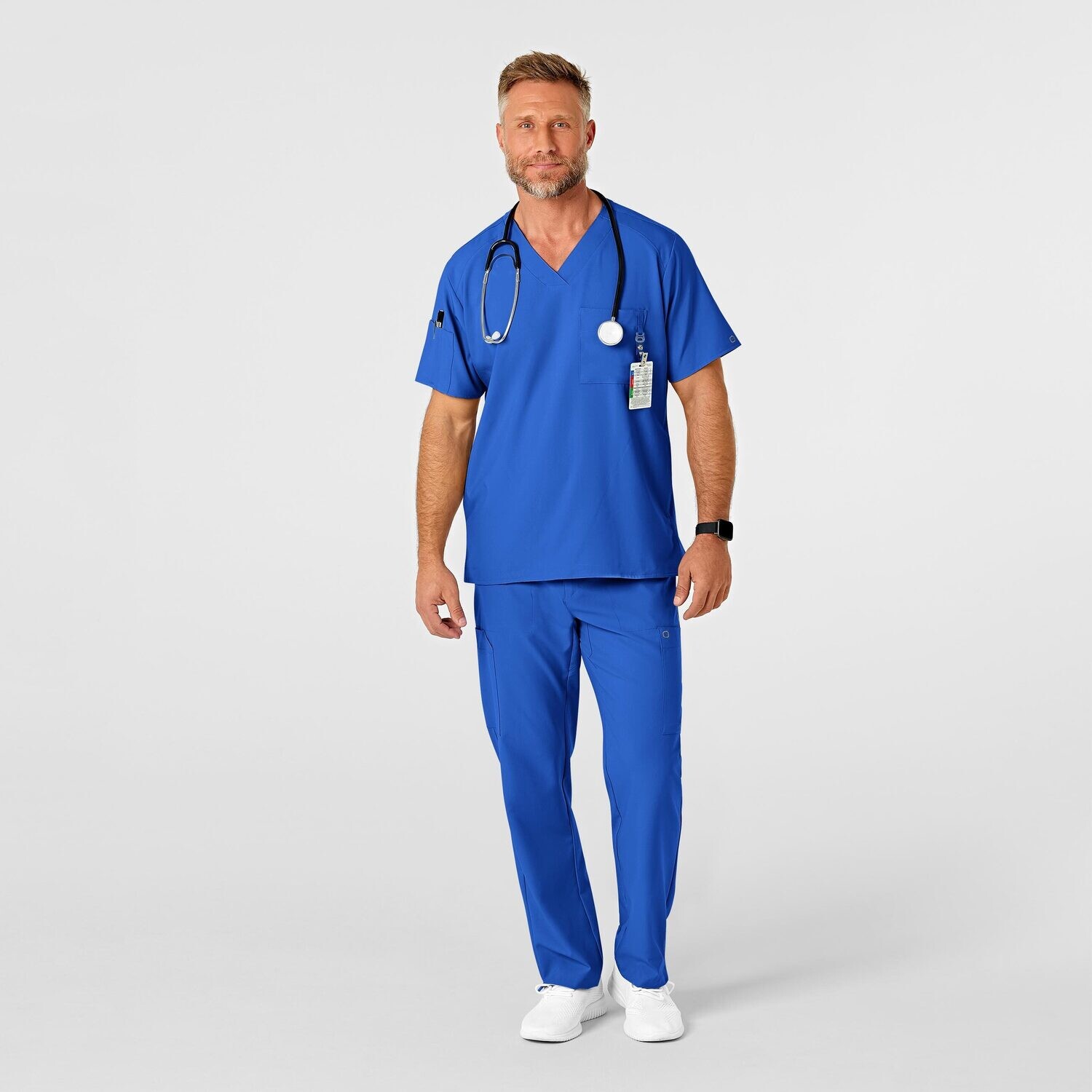 Pantalone uomo 5355 cargo 7 tasche royal blue