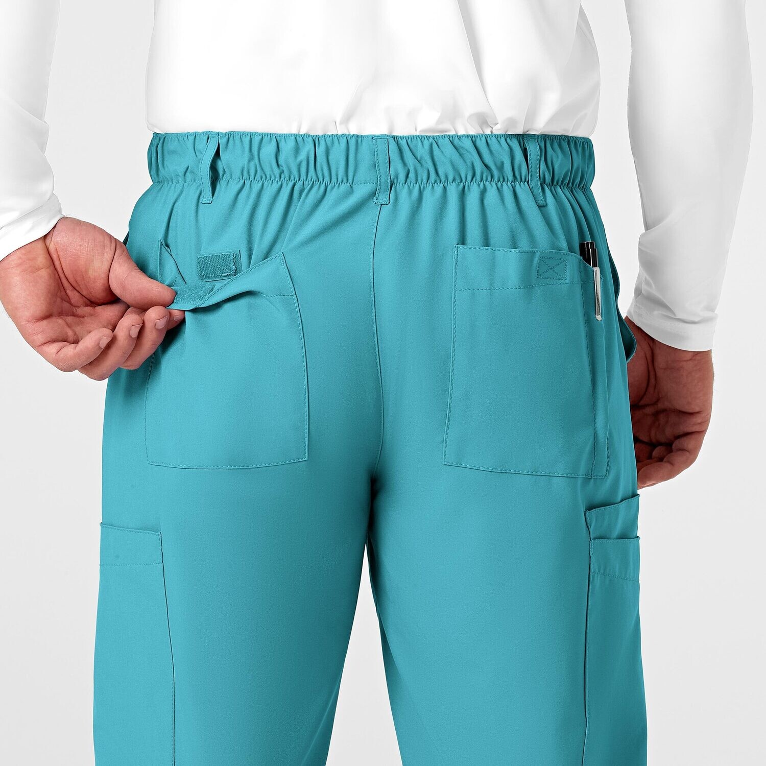 Pantalone uomo 5355 cargo 7 tasche teal blue