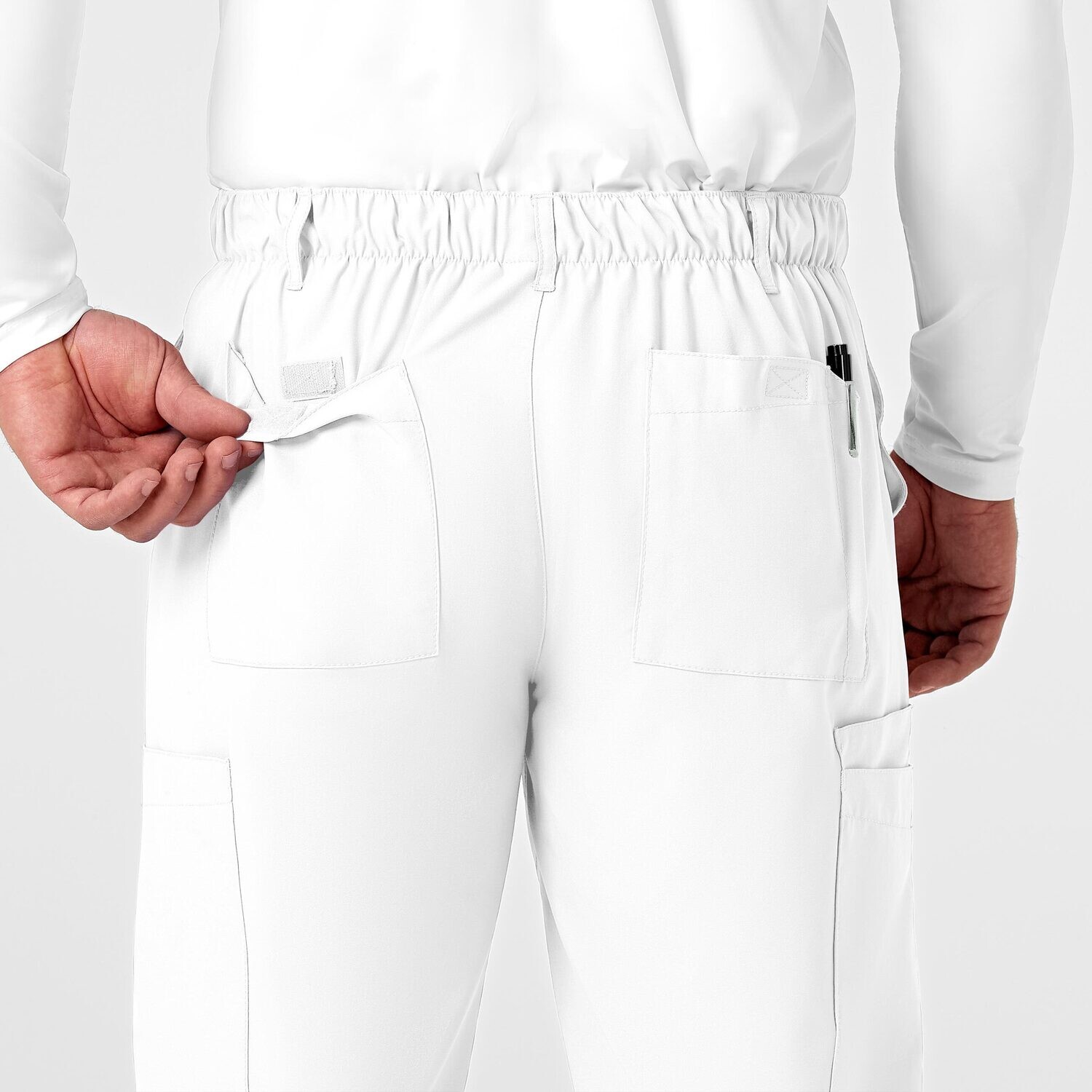 Pantalone uomo 5355 cargo 7 tasche white