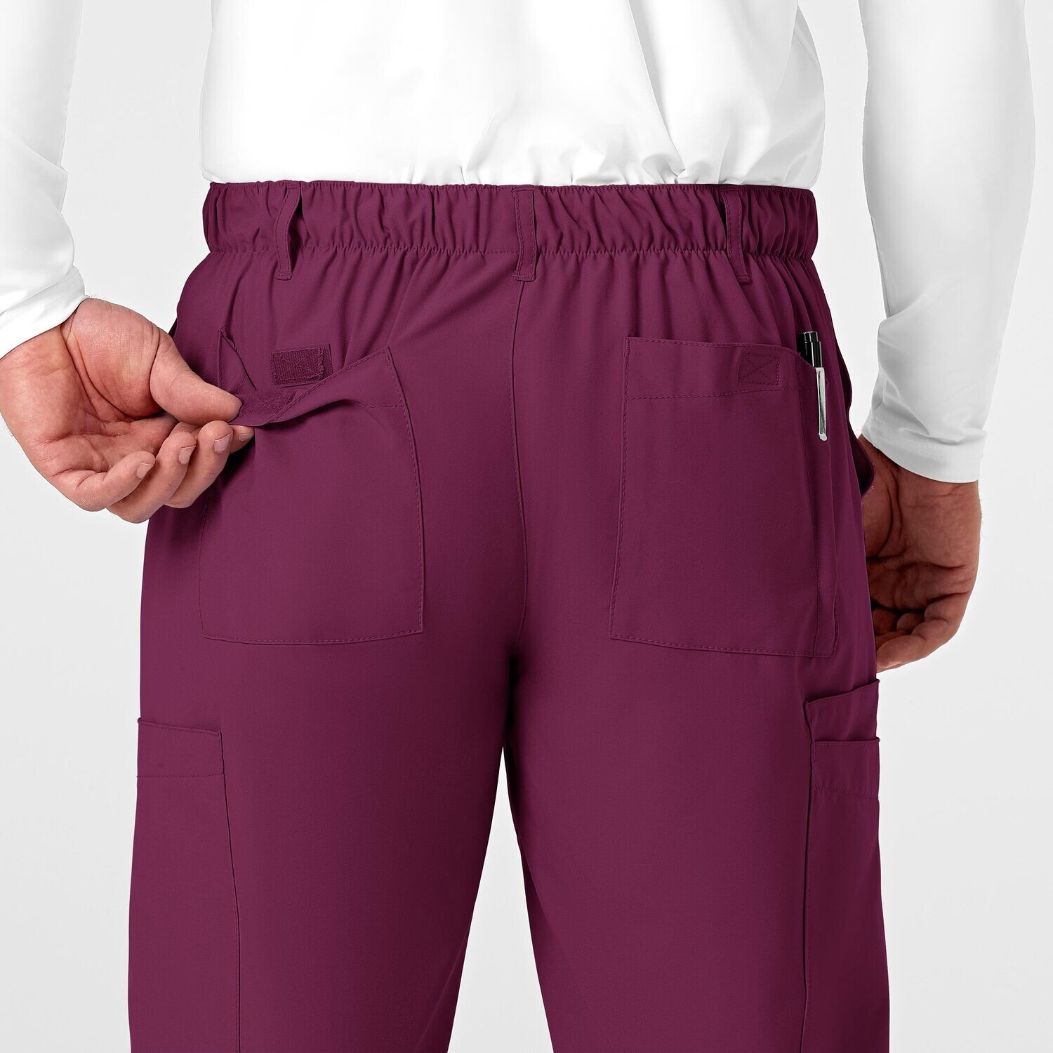 Pantalone uomo 5355 cargo 7 tasche wine