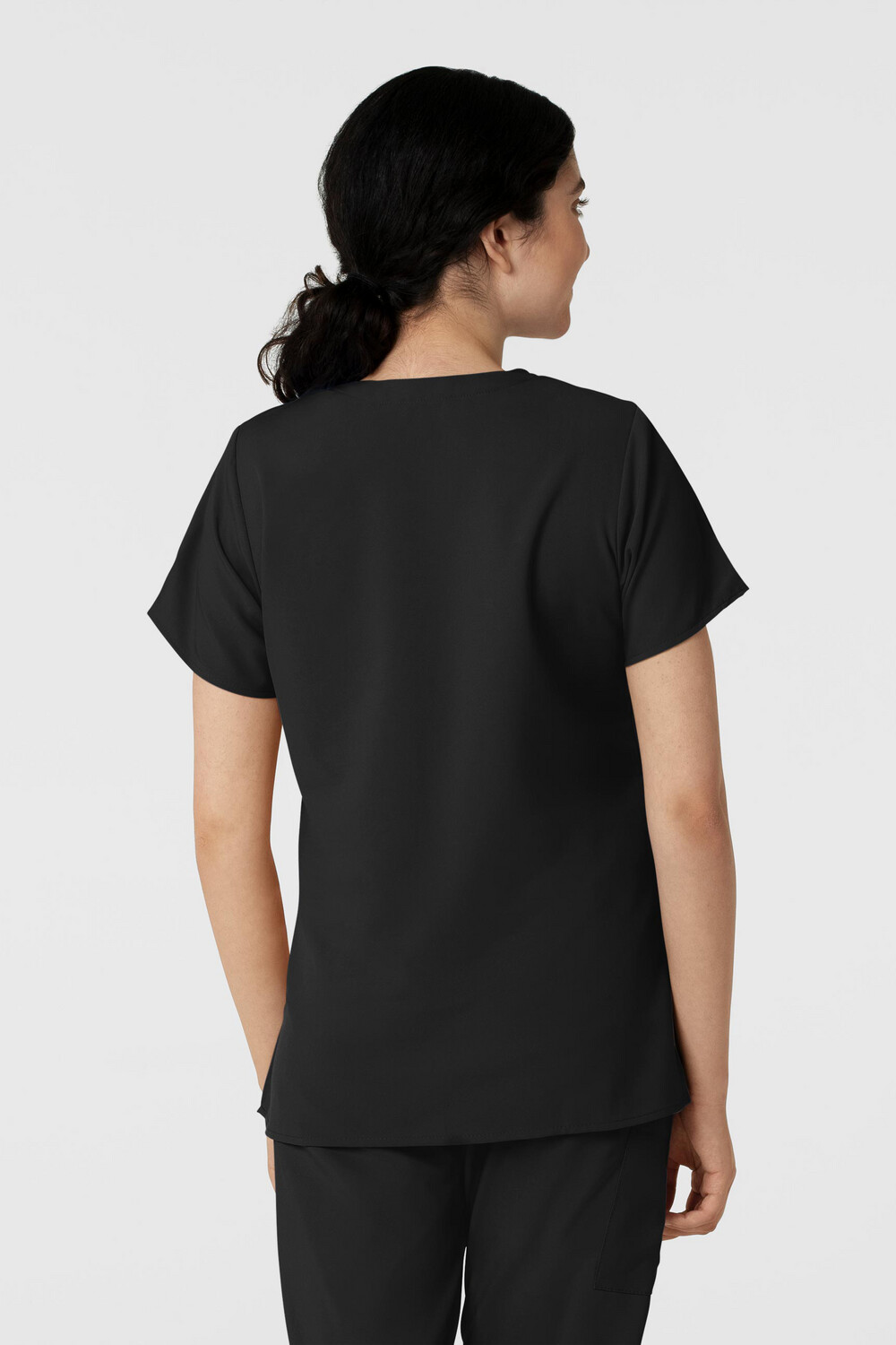 Casacca donna 6255 scollo a V black