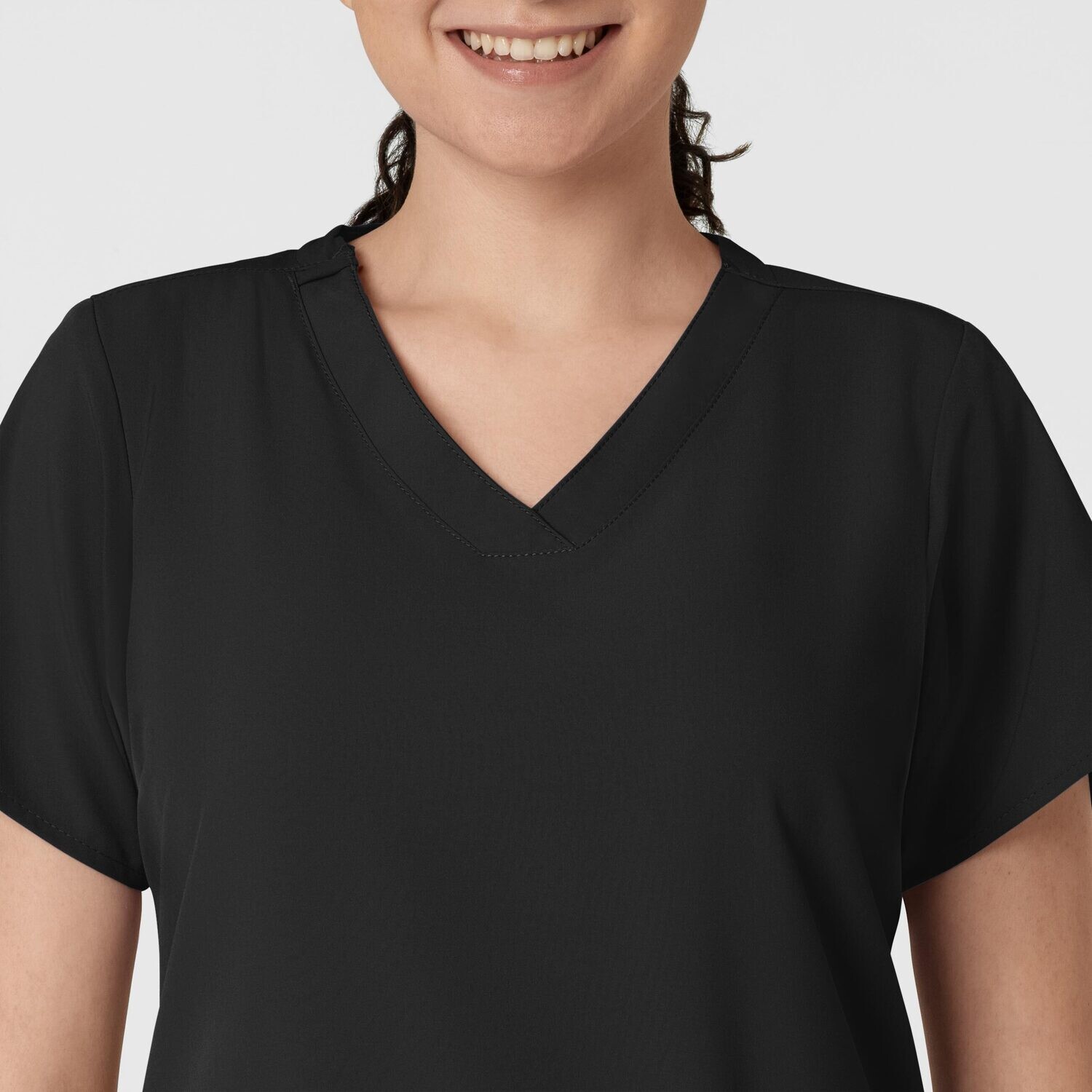 Casacca donna 6255 scollo a V black