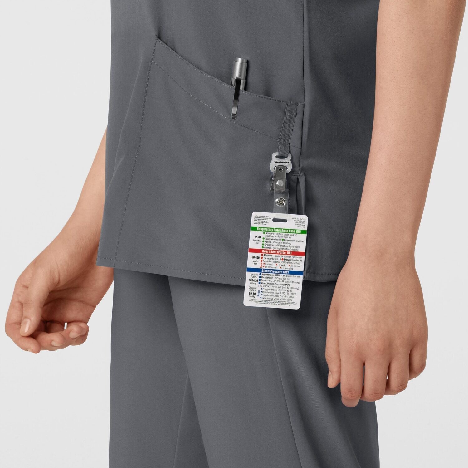 Casacca donna 6255 scollo a V pewter