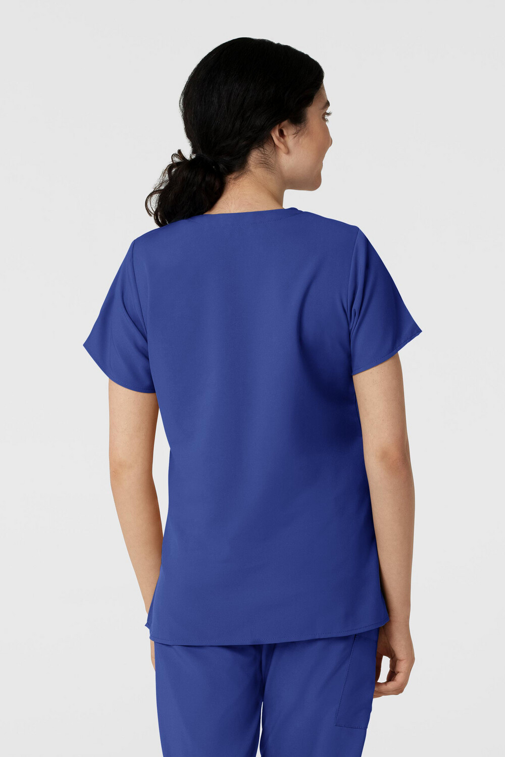 Casacca donna 6255 scollo a V galaxy blue