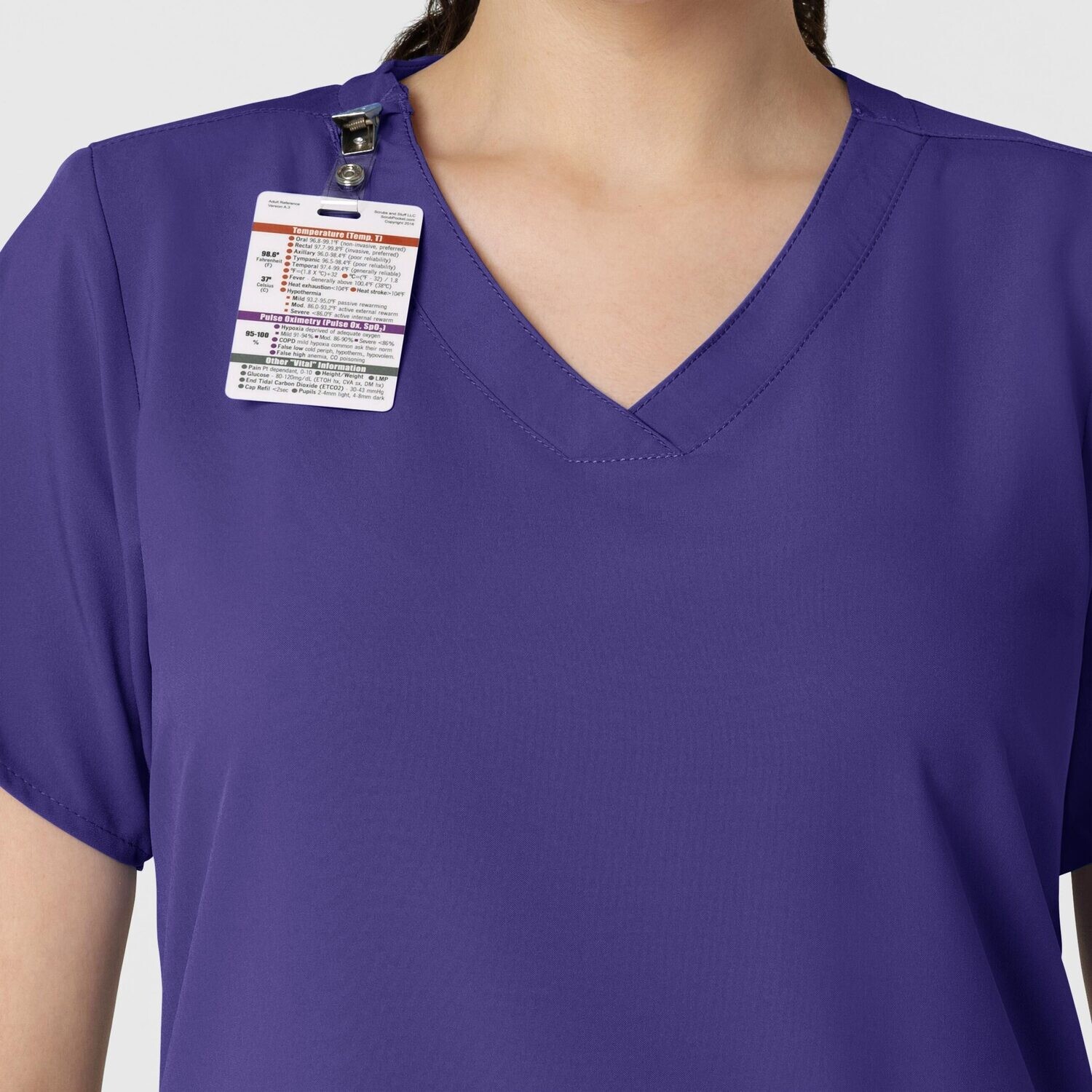 Casacca donna 6255 scollo a V grape