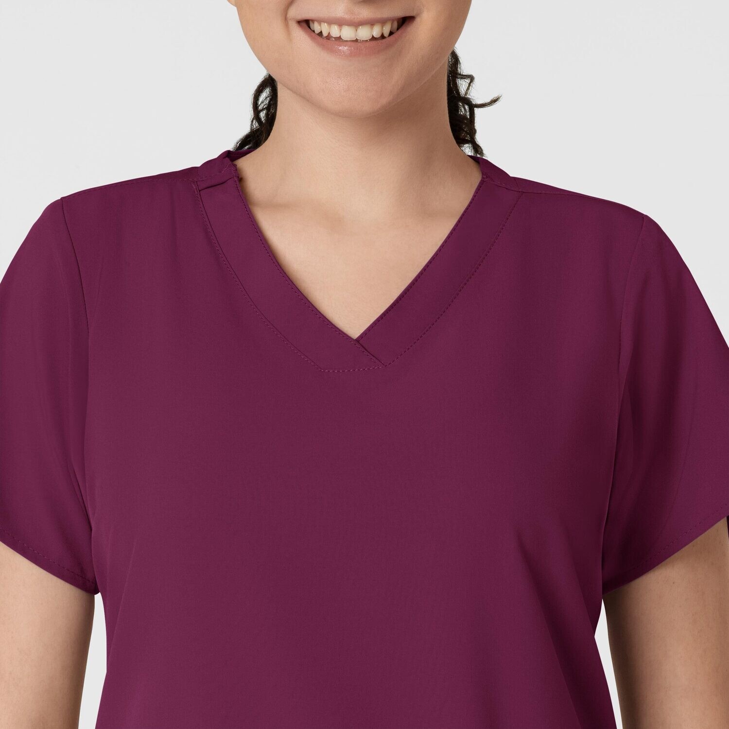 Casacca donna 6255 scollo a V wine