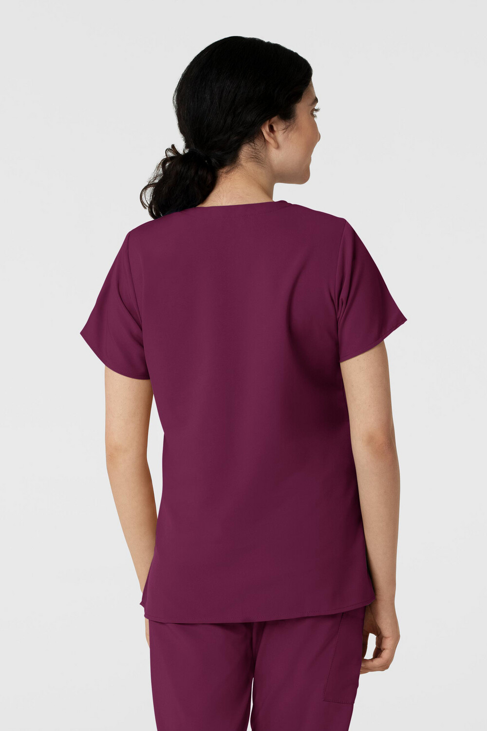 Casacca donna 6255 scollo a V wine