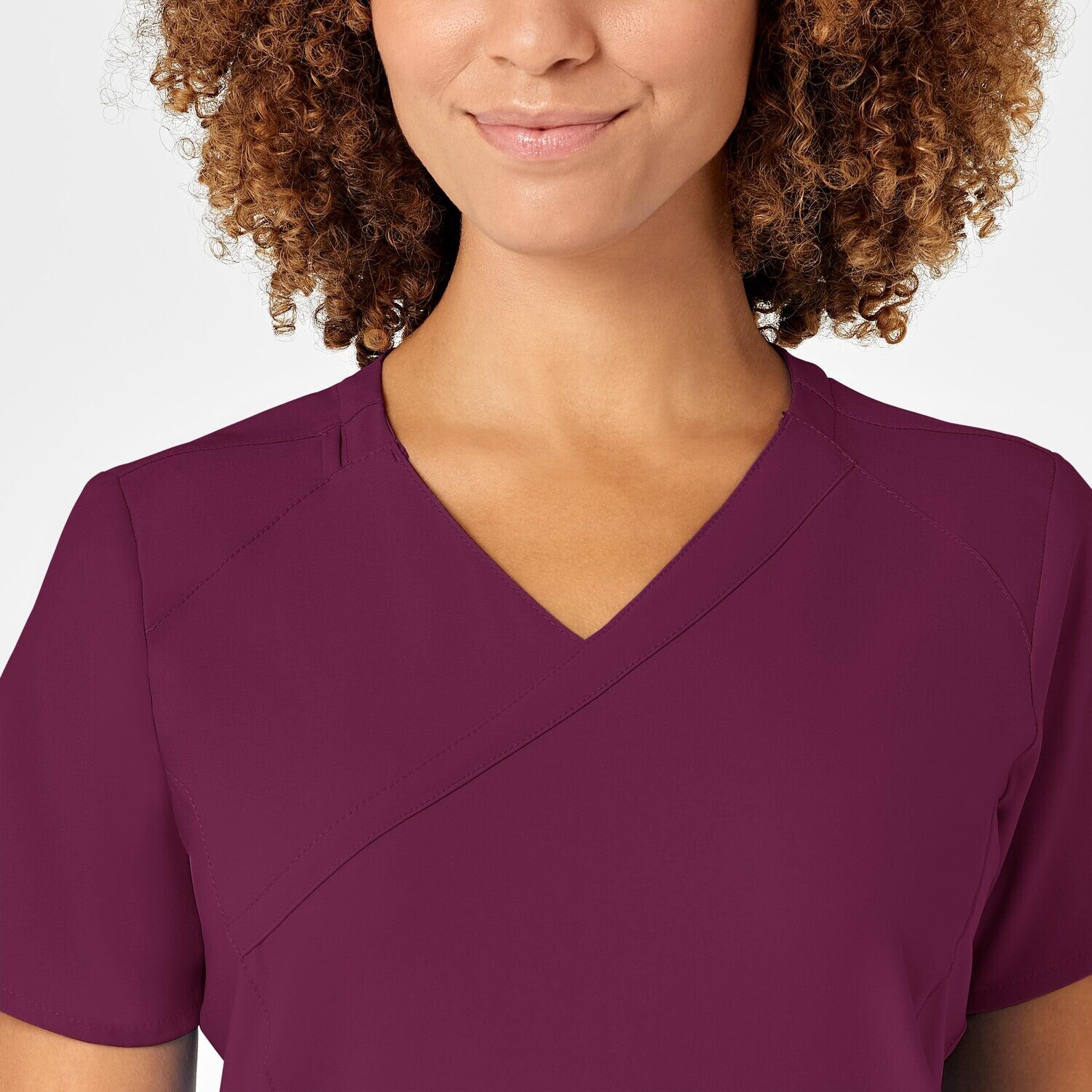 Casacca donna 6455 scollo a Y wine