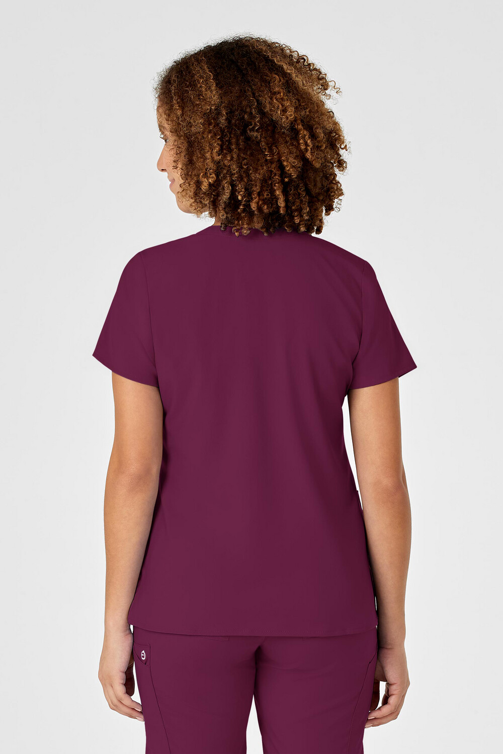 Casacca donna 6455 scollo a Y wine