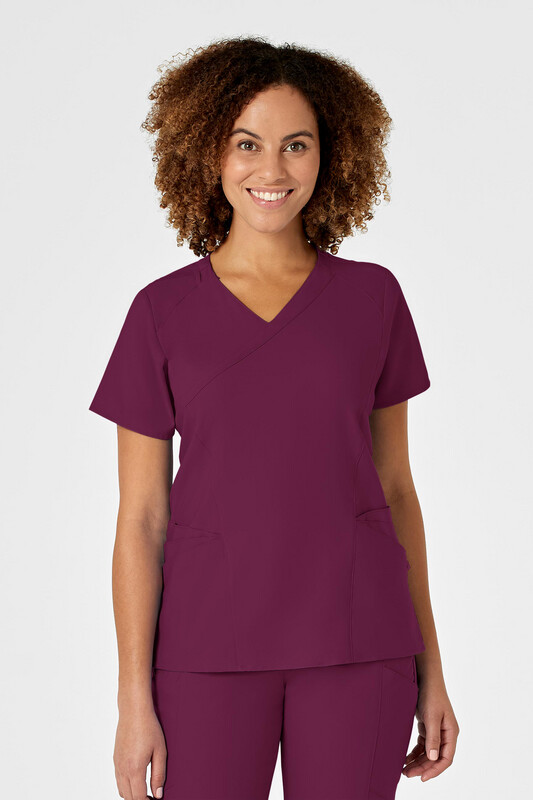 Casacca donna 6455 scollo a Y wine