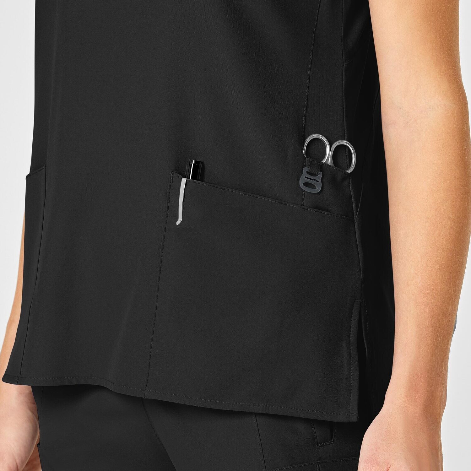 Casacca donna 6555 scollo a V black