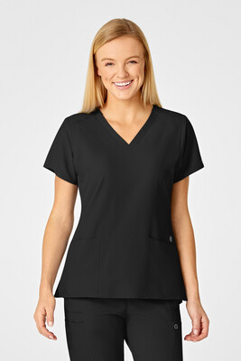 Casacca donna 6555 scollo a V black