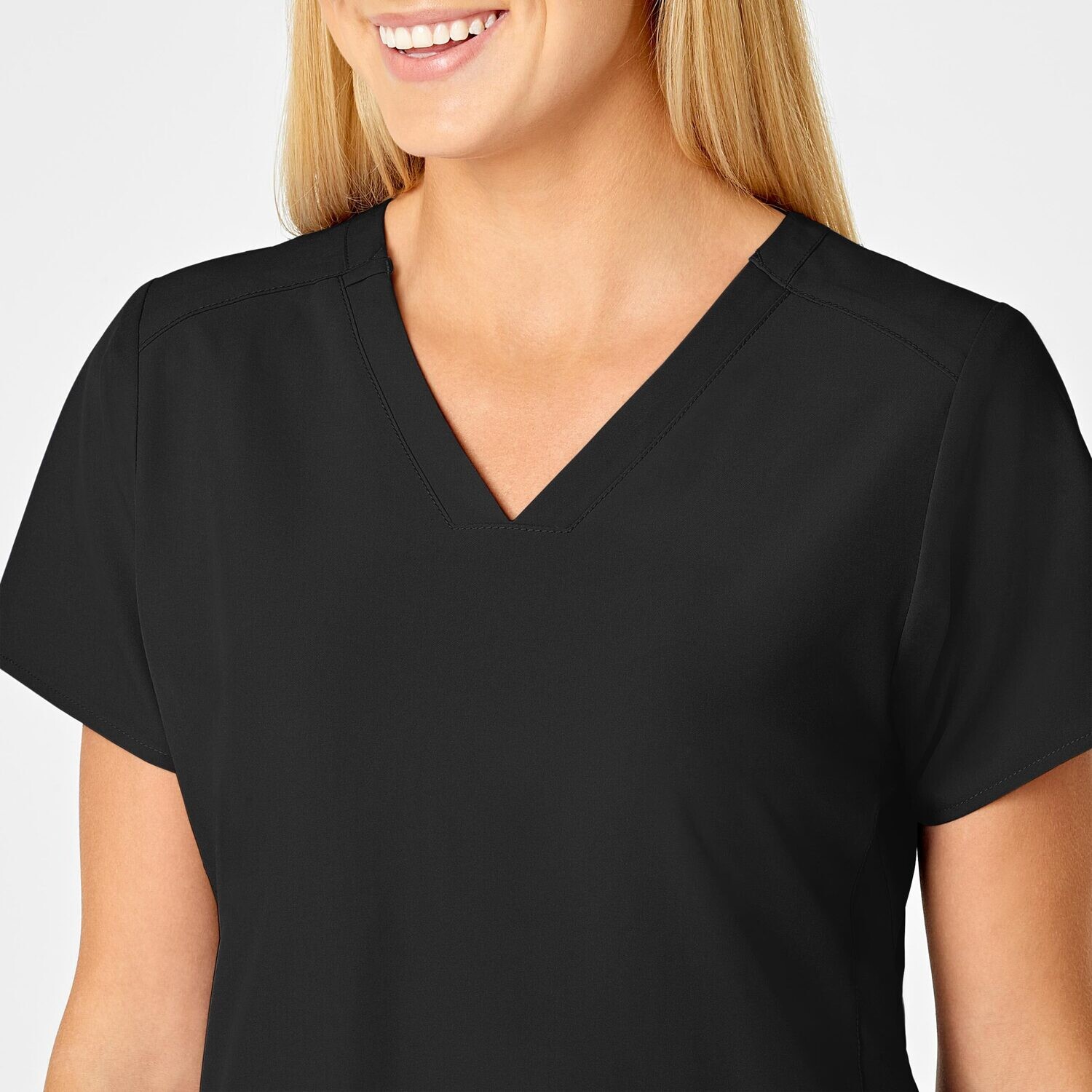 Casacca donna 6555 scollo a V black