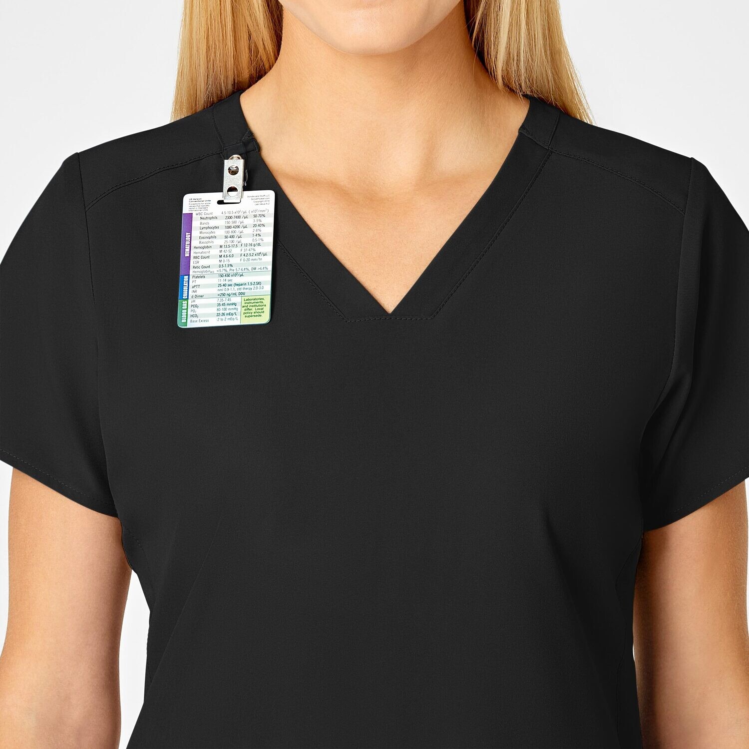 Casacca donna 6555 scollo a V black