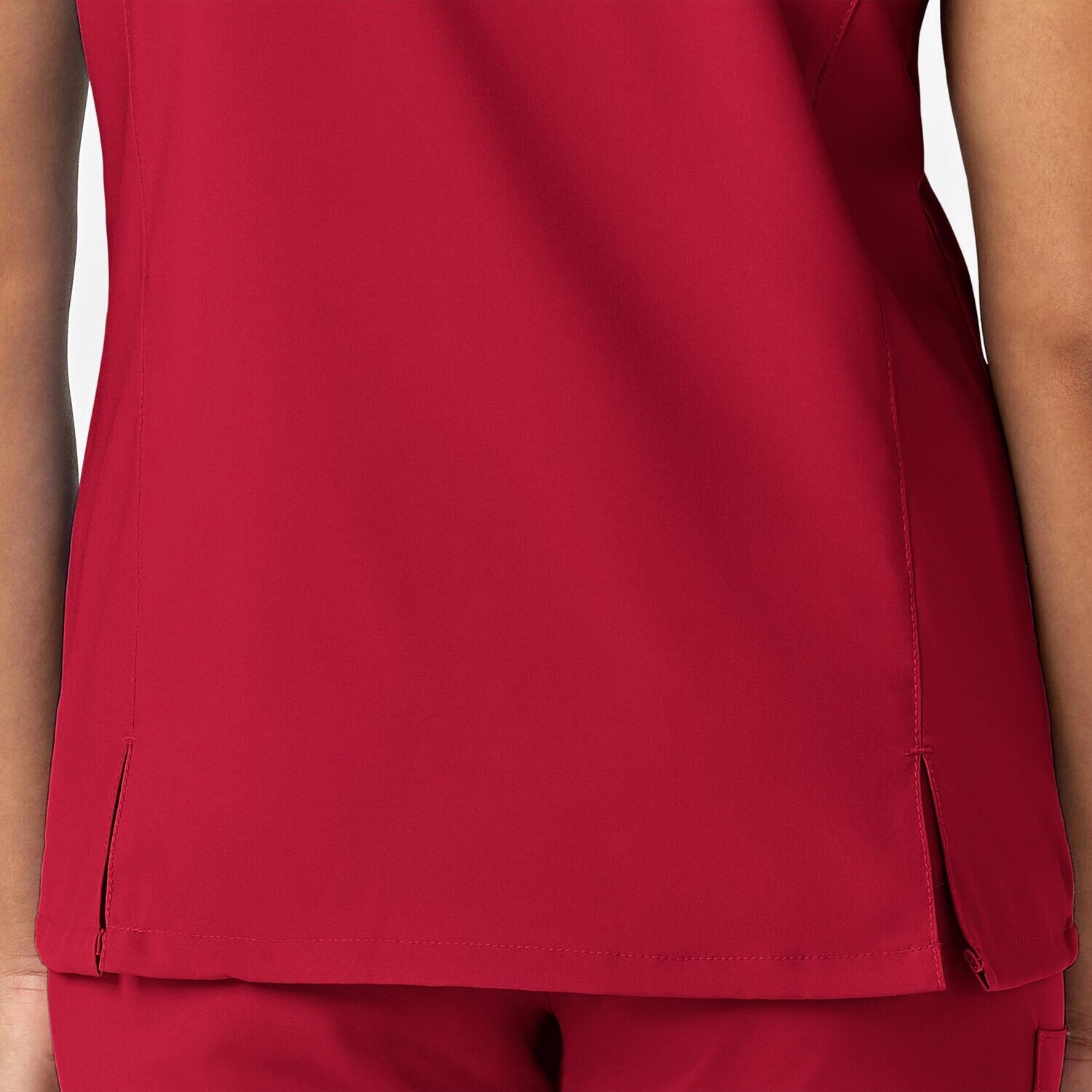 Casacca donna 6755 scollo a Y arrotondato red