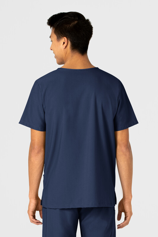 Casacca unisex 6855 scollo a V navy blue