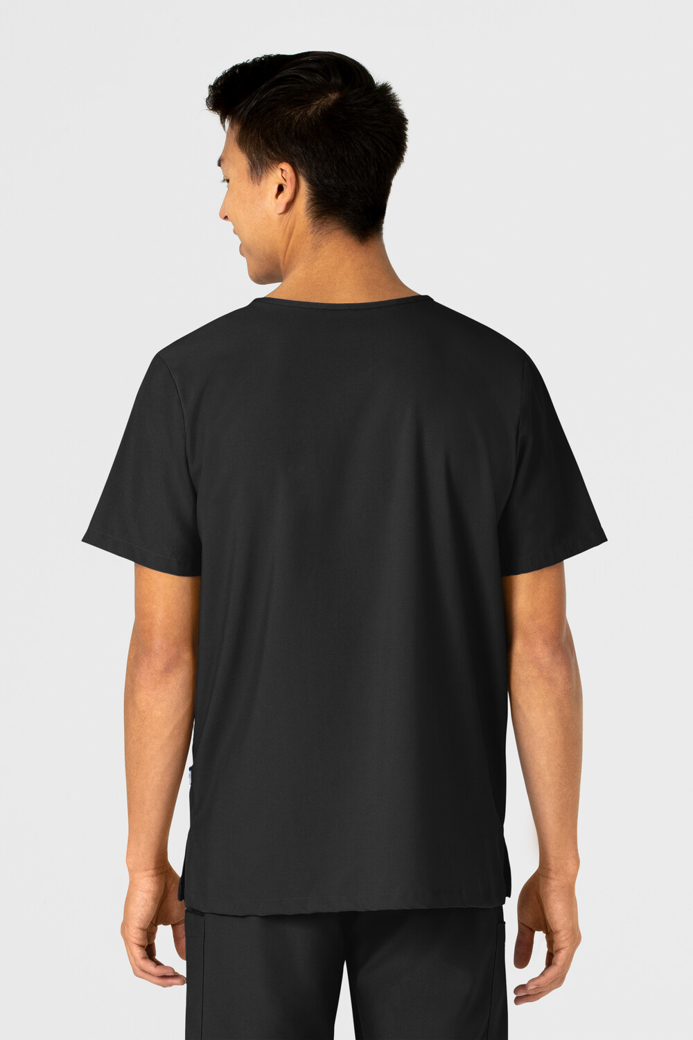 Casacca unisex 6855 scollo a V black