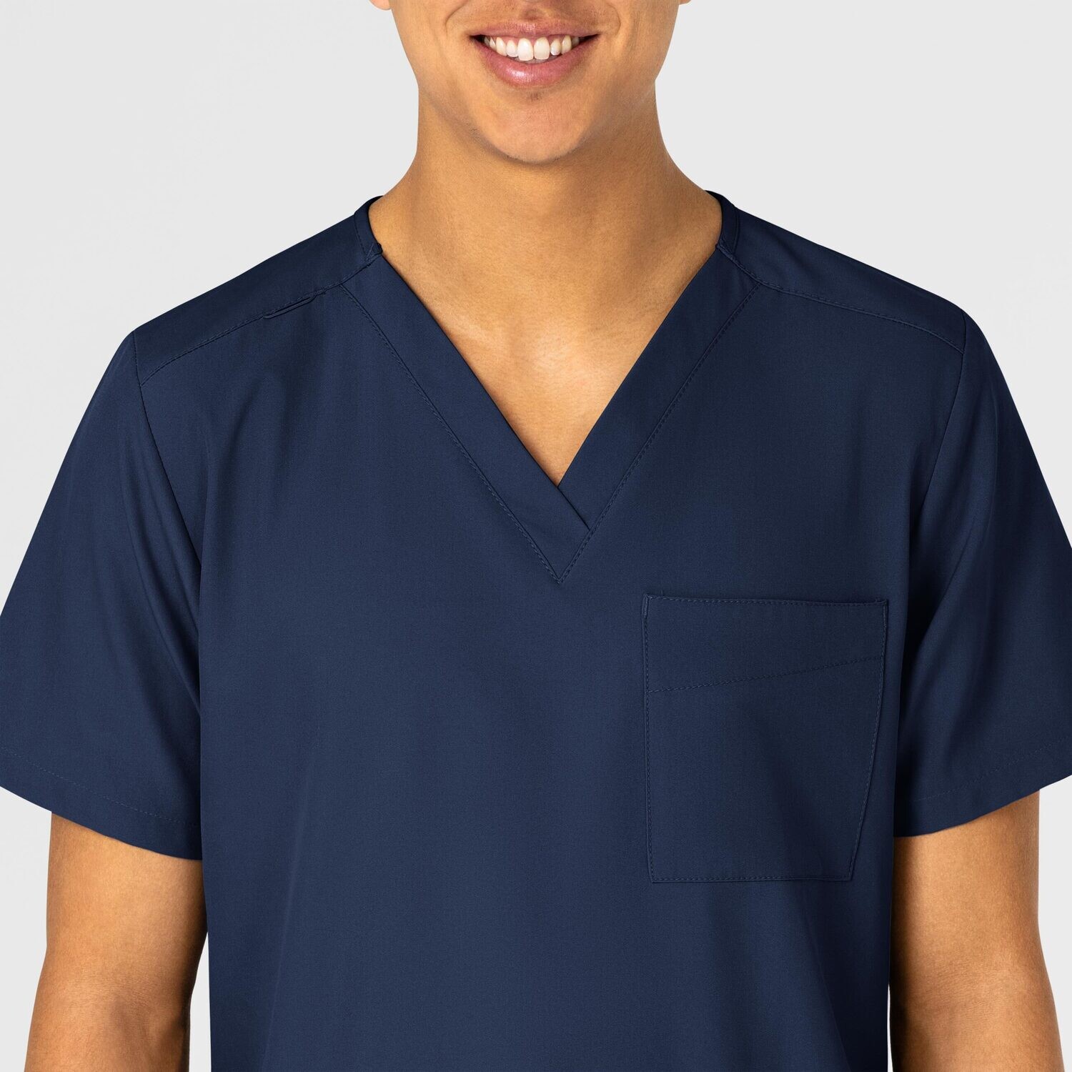 Casacca unisex 6855 scollo a V navy blue