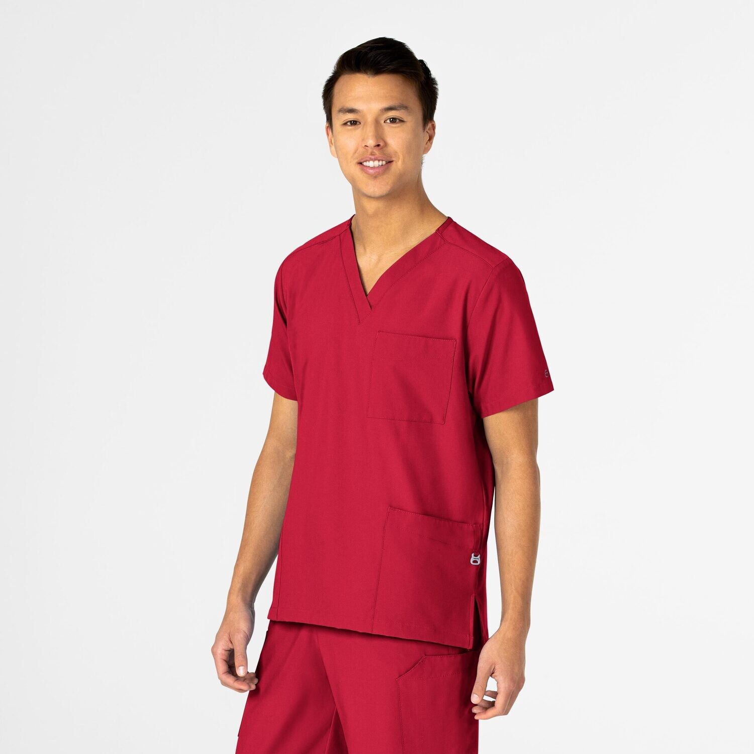 Casacca unisex 6855 scollo a V red
