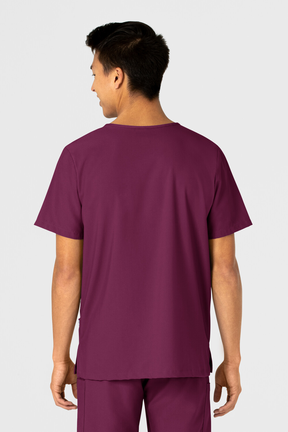 Casacca unisex 6855 scollo a V wine