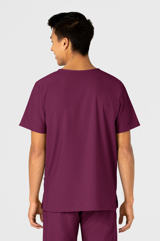 Casacca unisex 6855 scollo a V wine