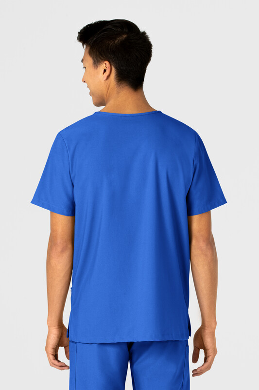 Casacca unisex 6855 scollo a V royal blue